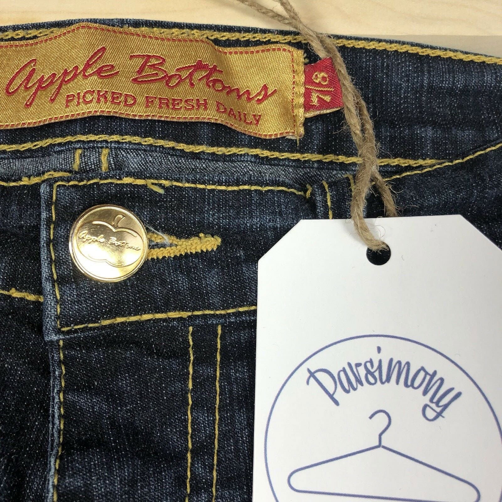Apple Bottoms Womens Size 7/8 Blue Denim Stretch Capris -  | Buy at Parsimony Shoppes