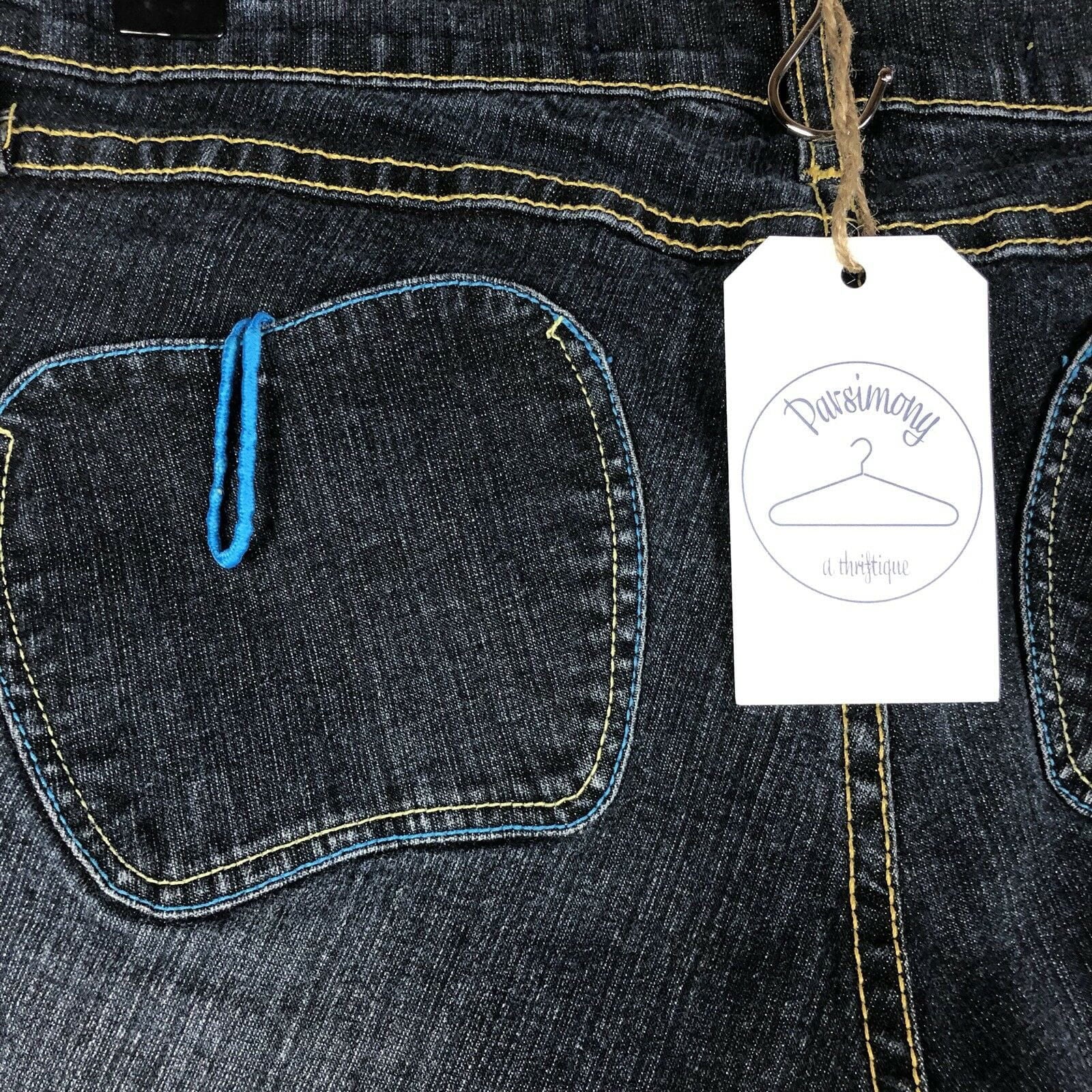 Apple Bottoms Womens Size 7/8 Blue Denim Stretch Capris -  | Buy at Parsimony Shoppes