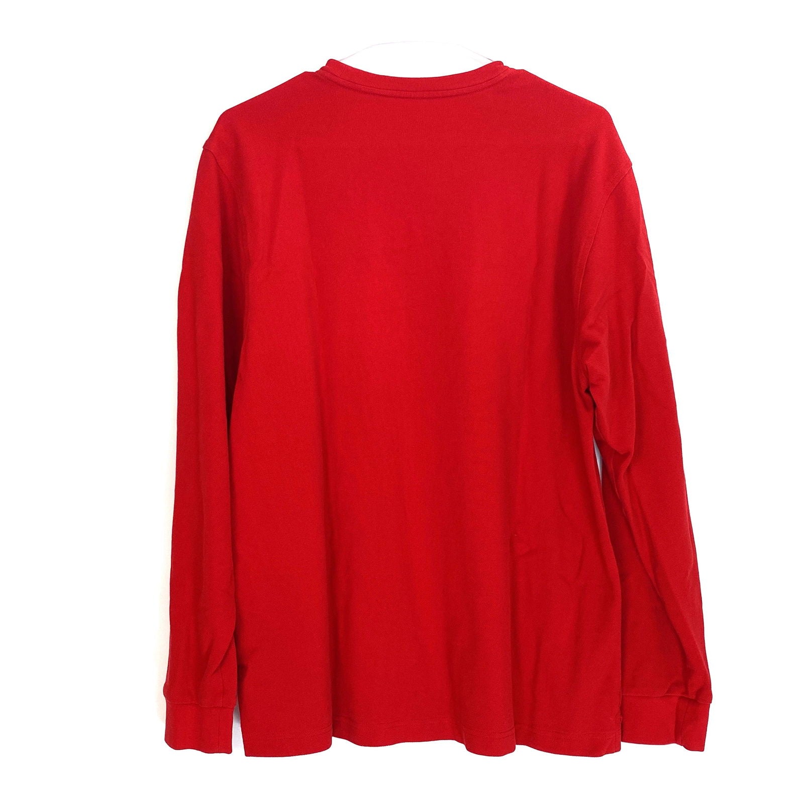 Apple Logo Men Red T-Shirt Size L Employee Only White Embroidered Apple.Com -  | Buy at Parsimony Shoppes