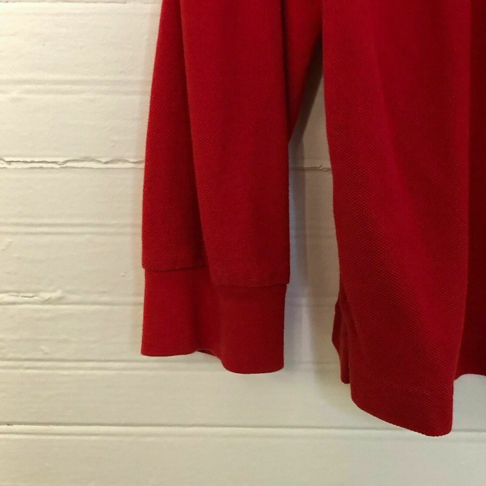 Apple Logo Men Red T-Shirt Size L Employee Only White Embroidered Apple.Com -  | Buy at Parsimony Shoppes