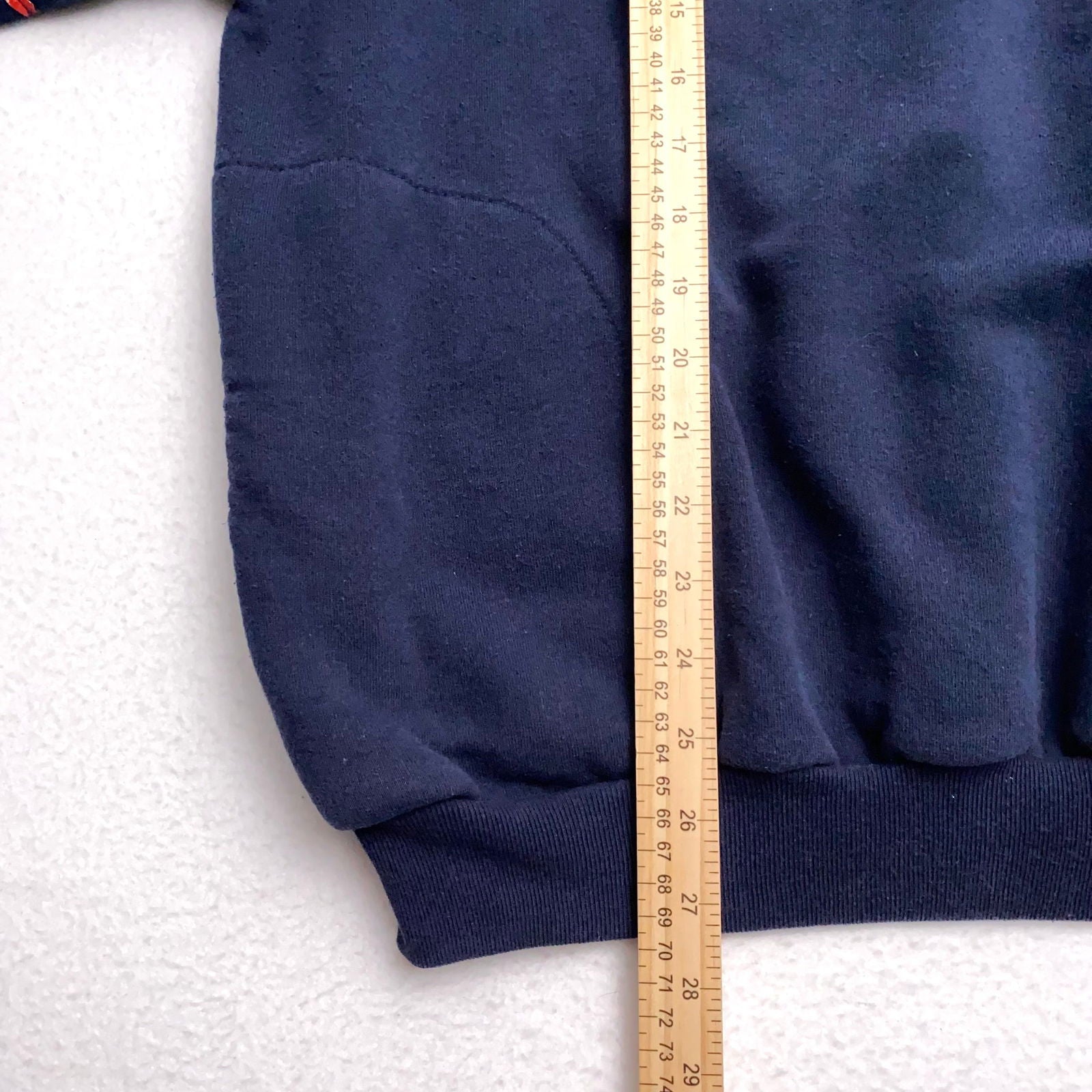 Art Unlimited Womens Crewneck Sweatshirt | XL | Navy Blue with Autumn Leaves | Pockets | Made in USA | Vintage -  | Buy at Parsimony Shoppes