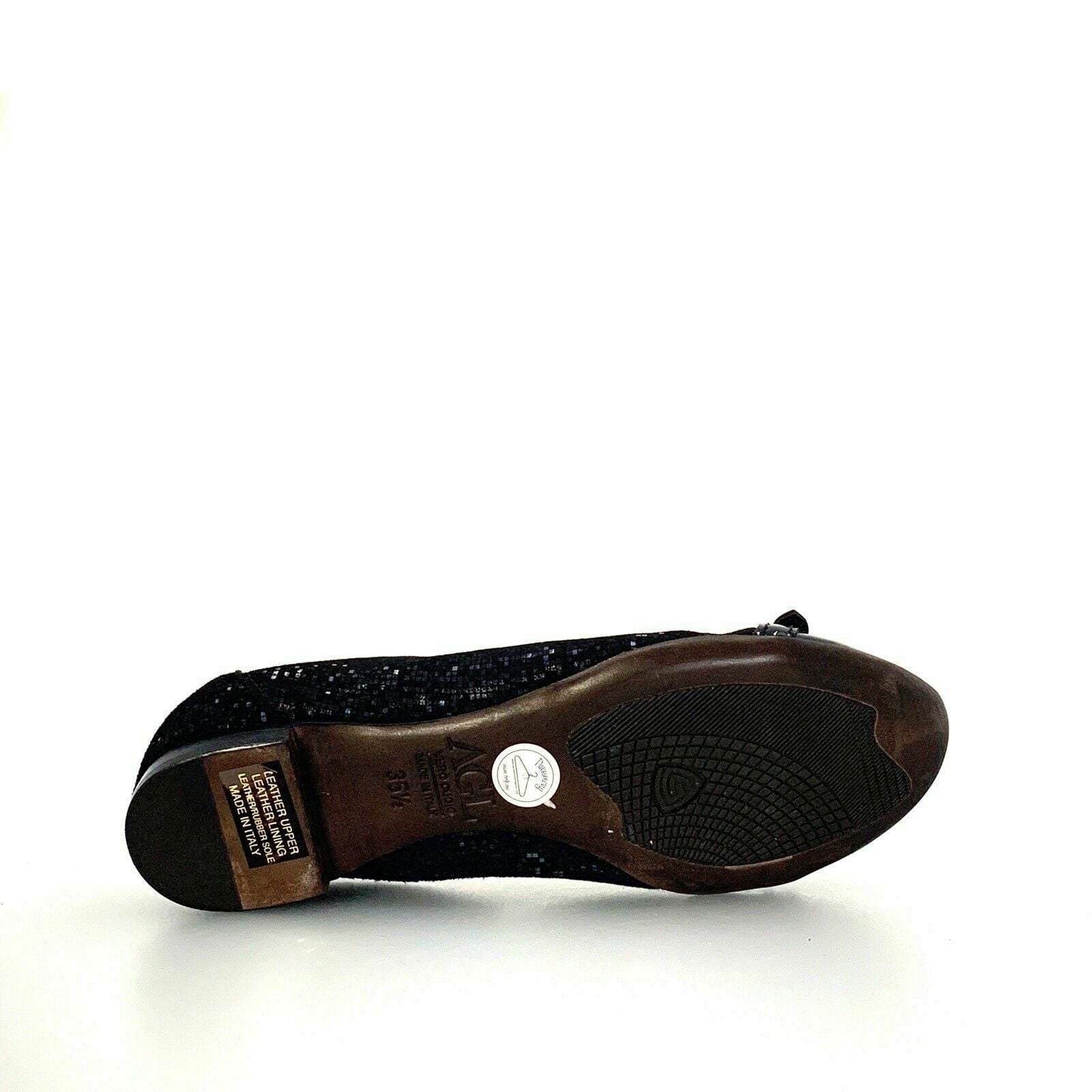 Attilio Giusto Leombruni Womens Size 5.5 Black Patent Leather Ballet Flats Shoes -  | Buy at Parsimony Shoppes