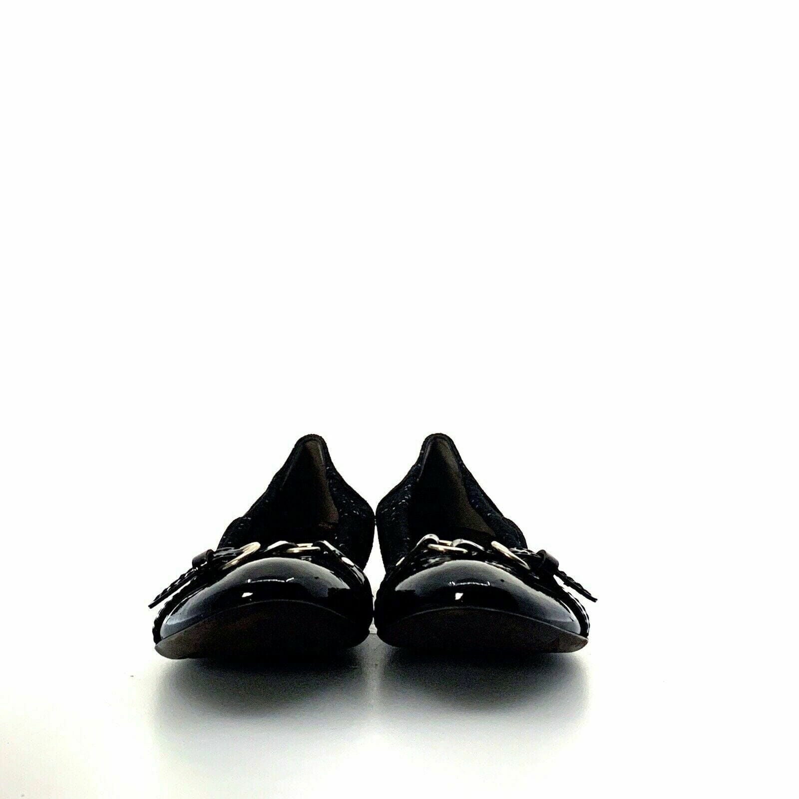 Attilio Giusto Leombruni Womens Size 5.5 Black Patent Leather Ballet Flats Shoes -  | Buy at Parsimony Shoppes