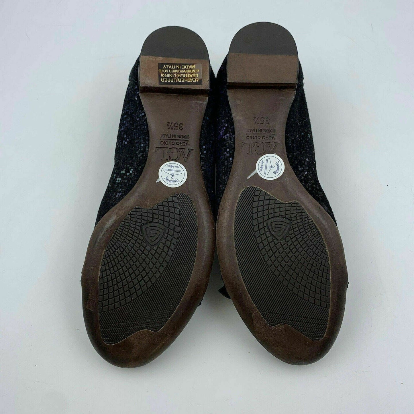 Attilio Giusto Leombruni Womens Size 5.5 Black Patent Leather Ballet Flats Shoes -  | Buy at Parsimony Shoppes