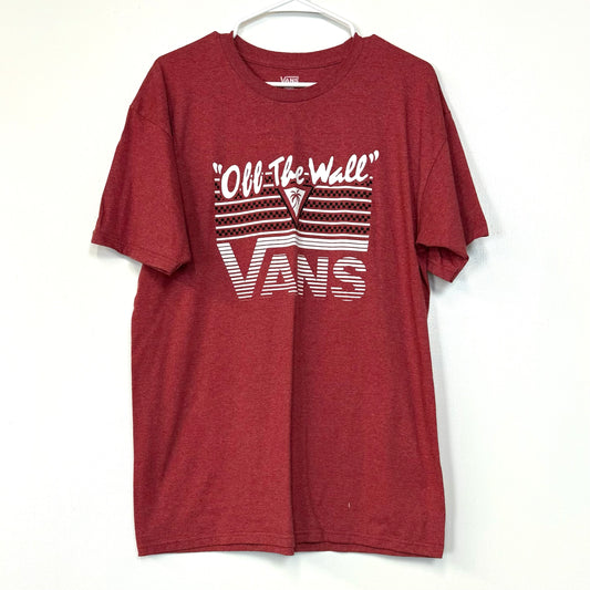 Vans | Off The Wall S/s Crew T-Shirt | Color: Red | Size: L | Pre-Owned