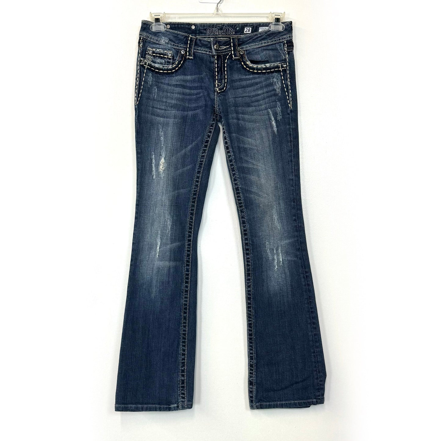 Miss Me | Womens Denim Bootcut Jeans JPS5014-17 | Color: Blue | Size: 28
