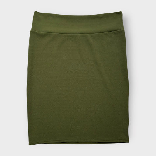 LuLaRoe Cassie Pencil Skirt - Olive Green Solid - Women's 3XL (24-26) - NWT