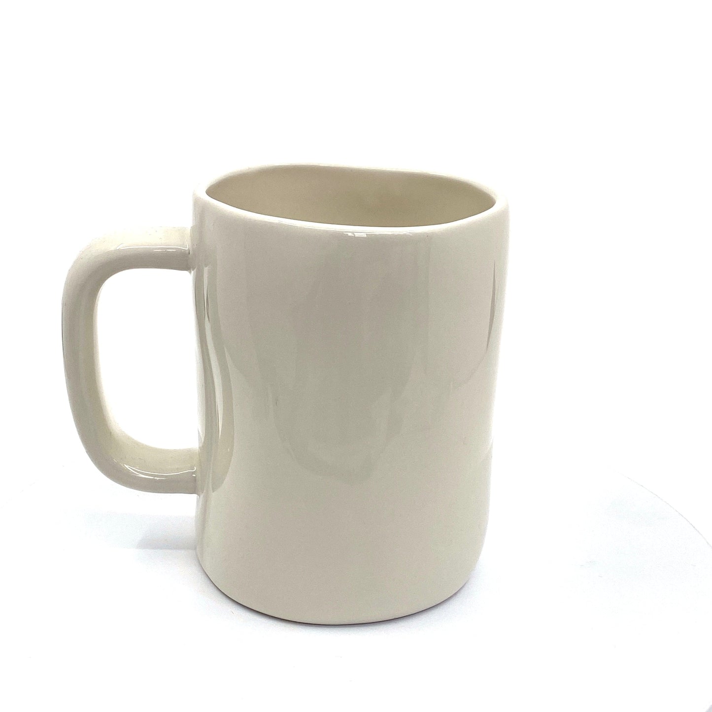 Rae Dunn Artisan Collection ‘CAFFEINE’ Large Letter White Coffee Cup Mug By Magenta