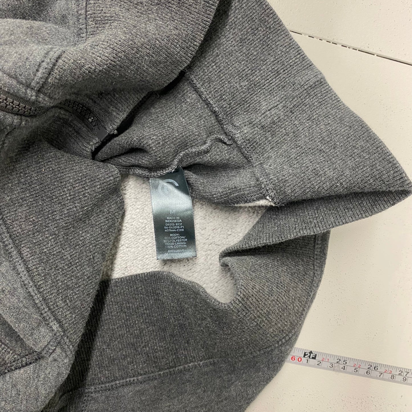 Champion Mens Size M Charcoal Gray Sweatshirt Fleece L/s Hoodie EUC