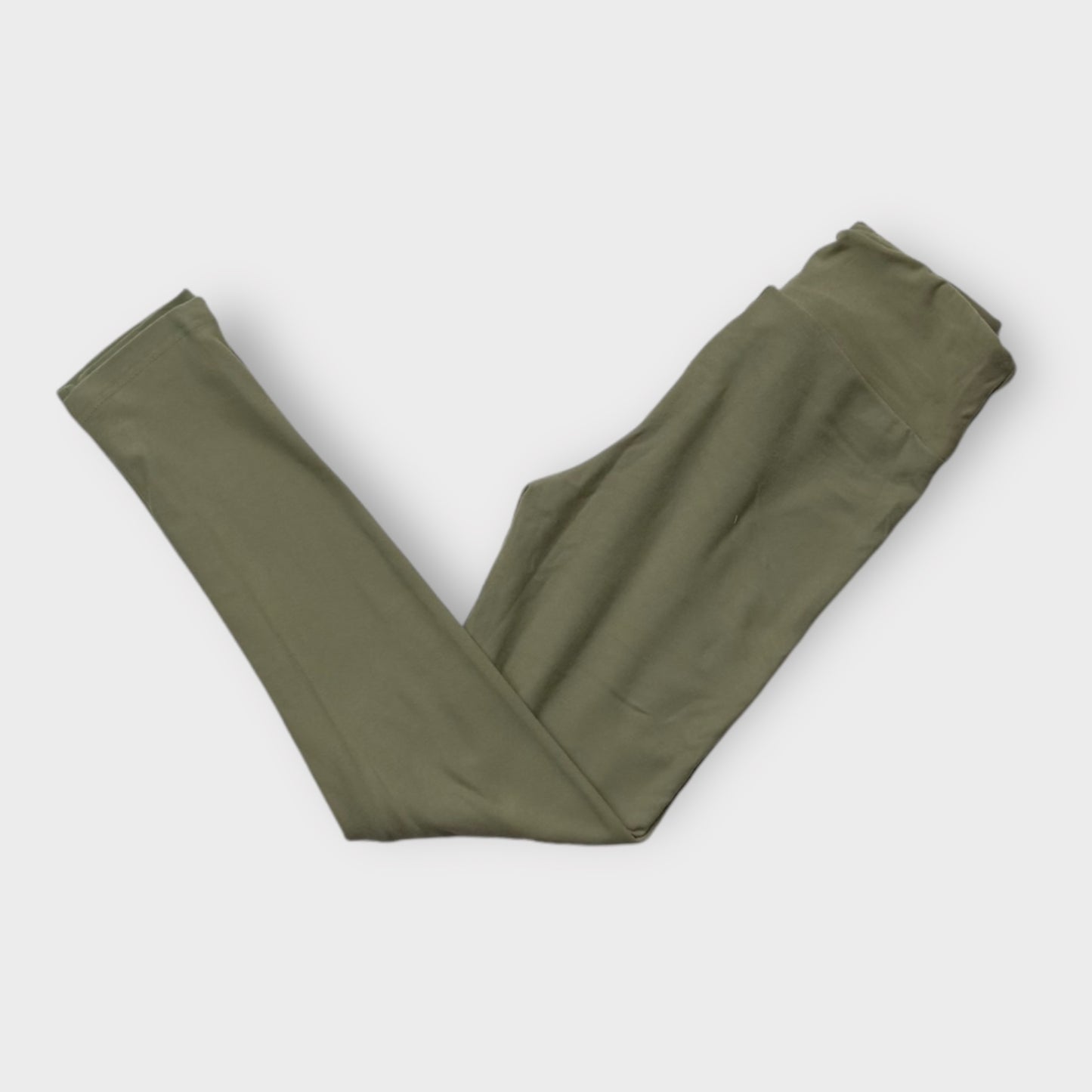 LuLaRoe Kids Stretch Leggings | S/M (2-8) | Olive Green | Soft & Stretchy | New