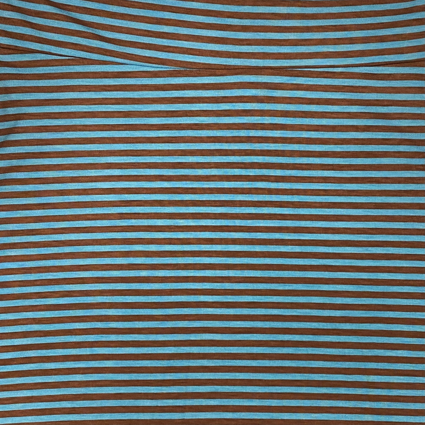 LuLaRoe Womens XL Blue/Brown Classic Stripes Print Azure Skirt NWT*