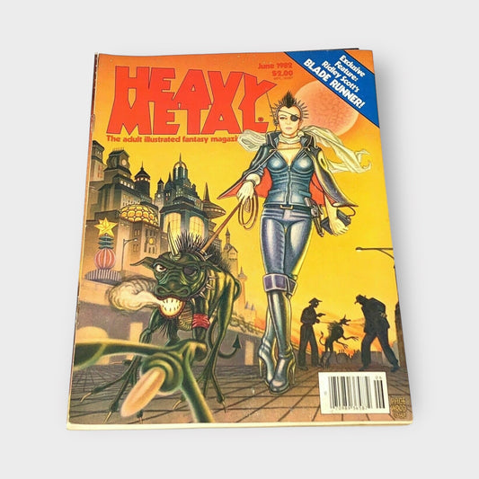 HEAVY METAL Adult Illustrated Fantasy Erotic Magazine | Vintage | GUC | June 1982