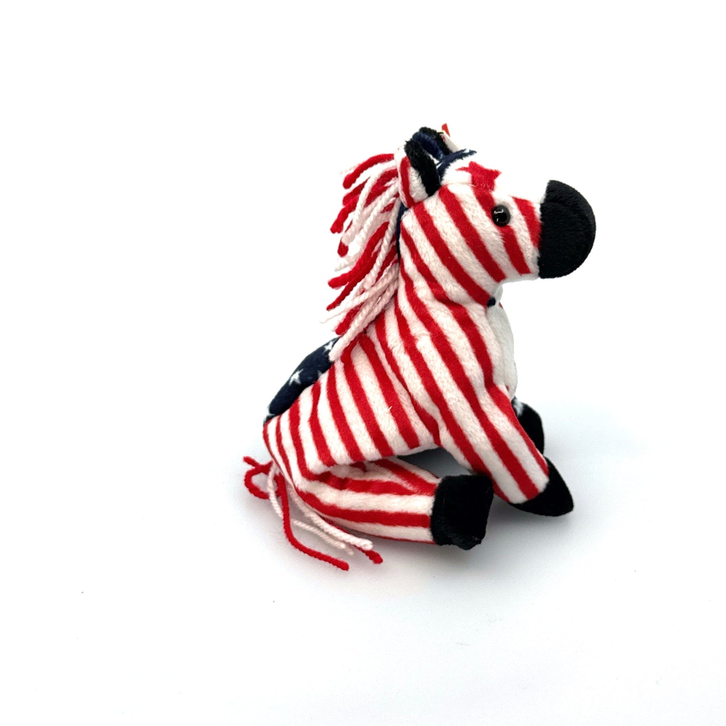 Ty Beanie Babies | Lefty 2000 Donkey American Flag Plush Toy | EUC