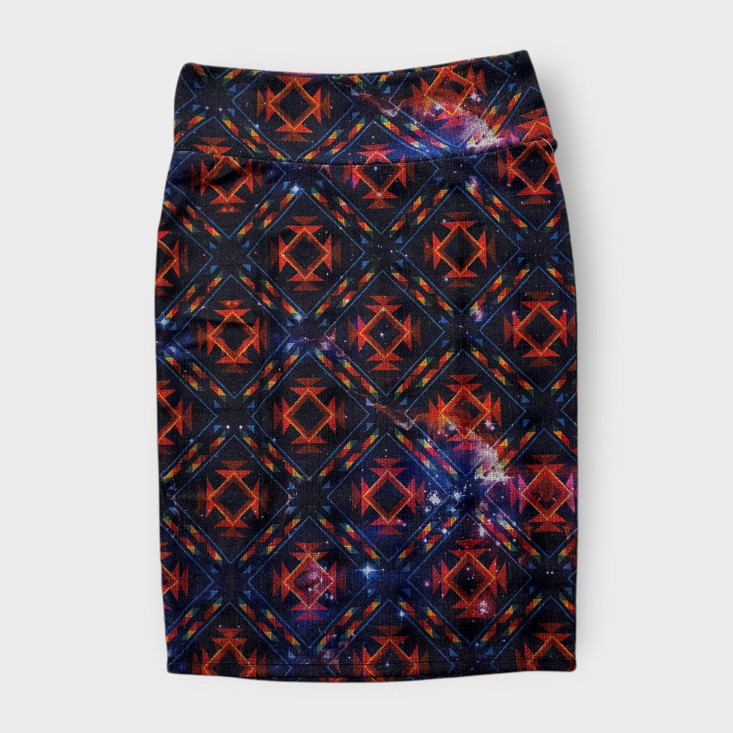 LuLaRoe Cassie Pencil Skirt - Multicolor Aztec - Women's L (12-14) - NWT