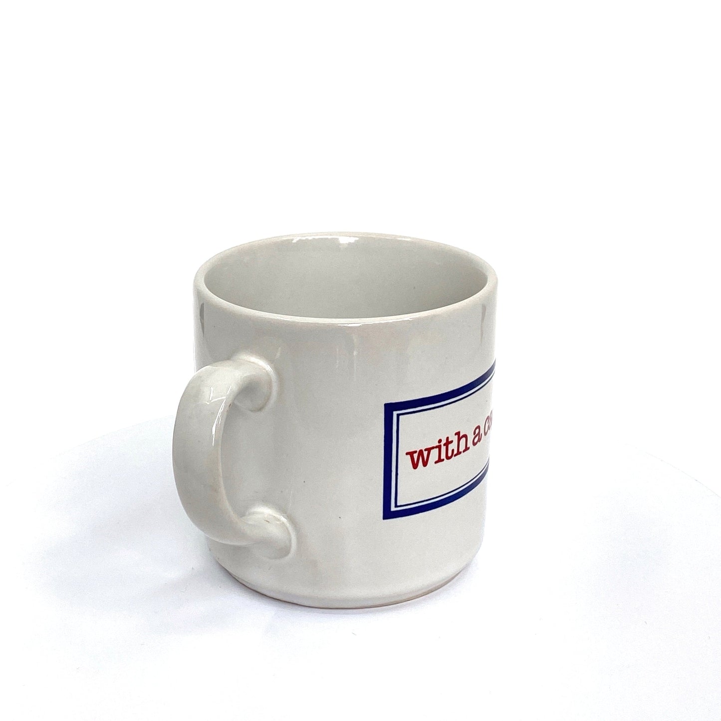 ‘Debbie with a capital D’ White Ceramic Personalized Coffee Cup 14 Fl Oz