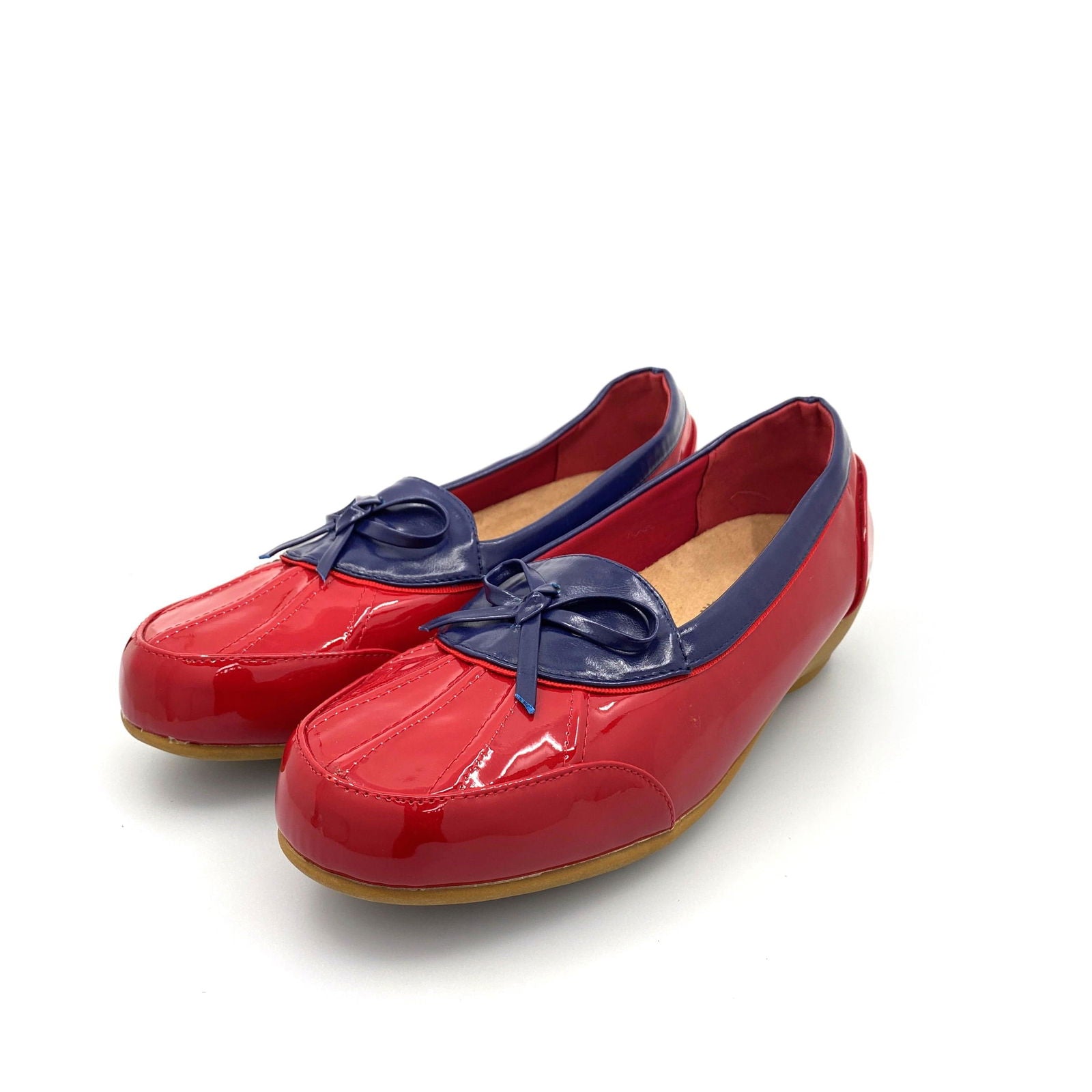BEACON Womens Size 12M Blue/Red MISTY DUCK Rainy Rubber Shoes -  | Buy at Parsimony Shoppes