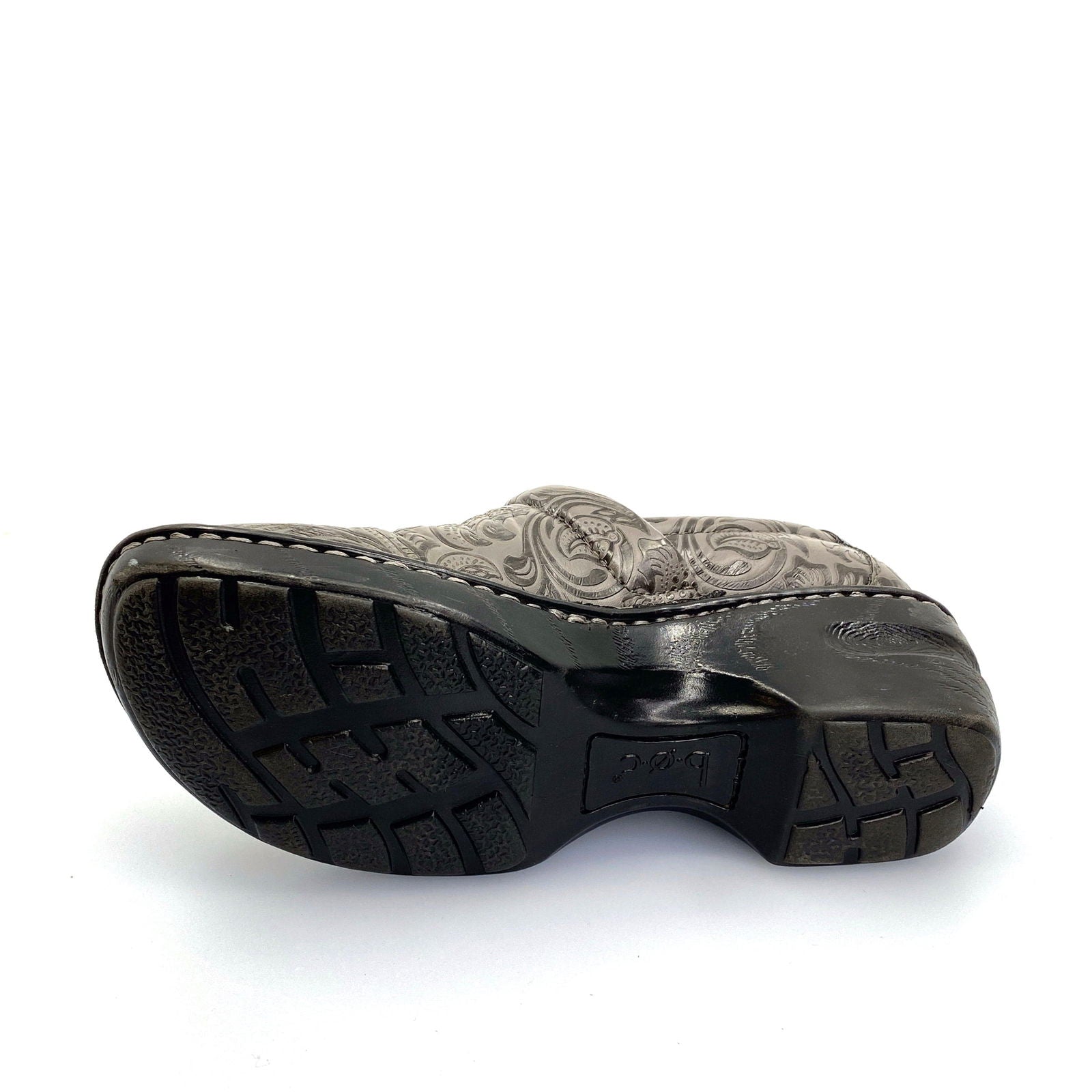 BOC Born Womens Clogs Size 7.5M Gray Embossed Vegan Leather Pre-Owned -  | Buy at Parsimony Shoppes