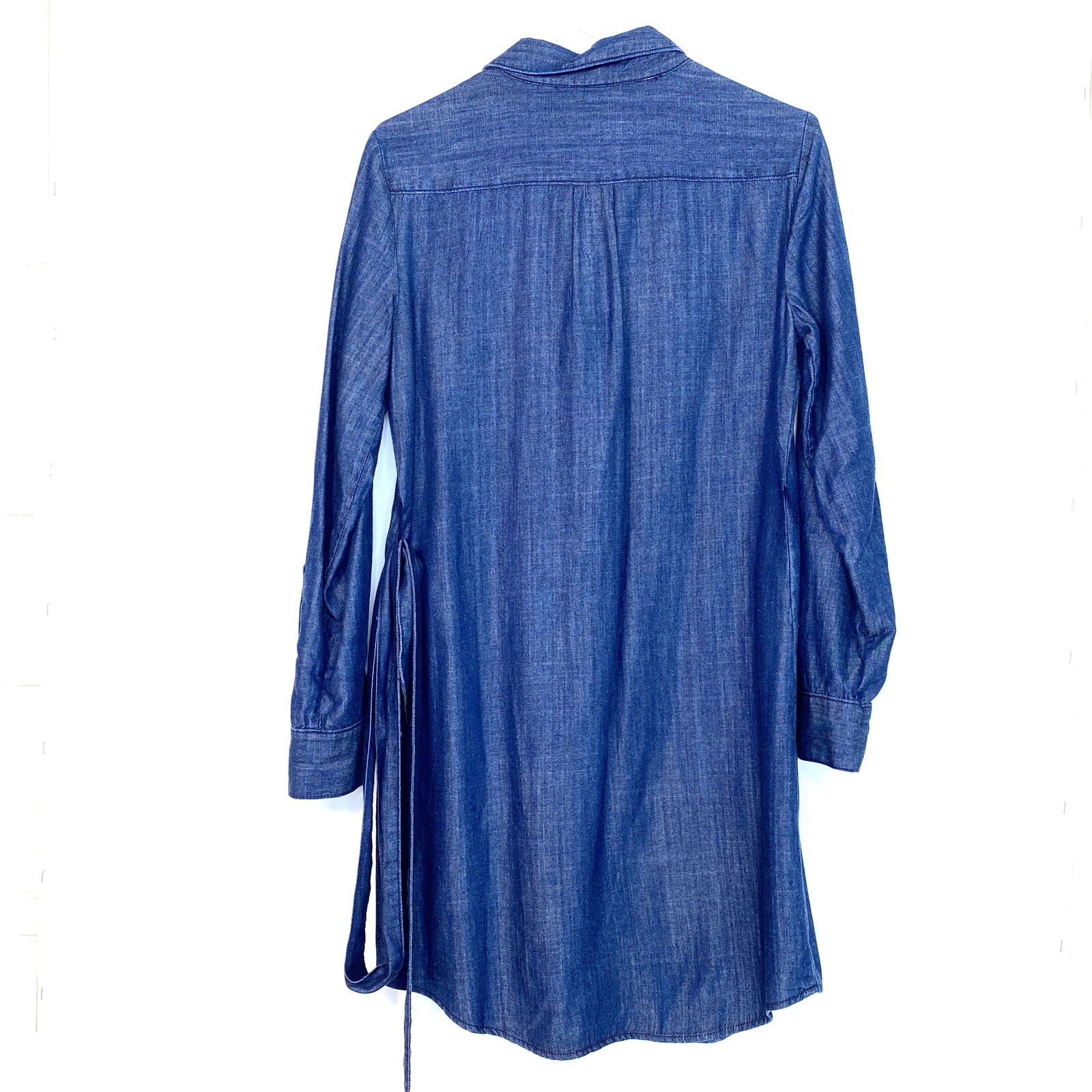 Banana Republic Denim Shirt Dress | 4 | Blue | Tie | Pre-Owned -  | Buy at Parsimony Shoppes