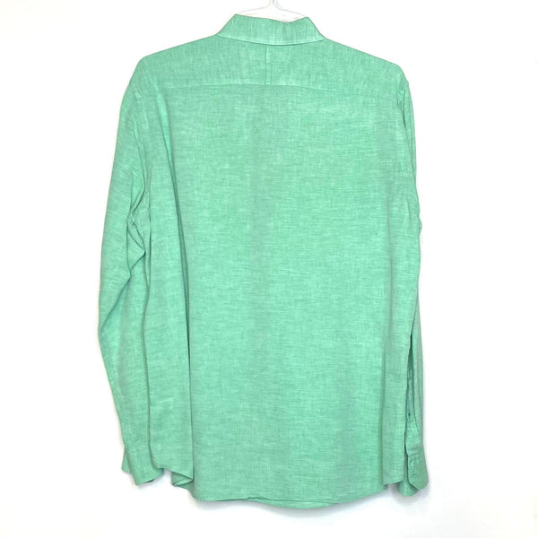 Banana Republic Men's Light Green Dress Shirt | Size L