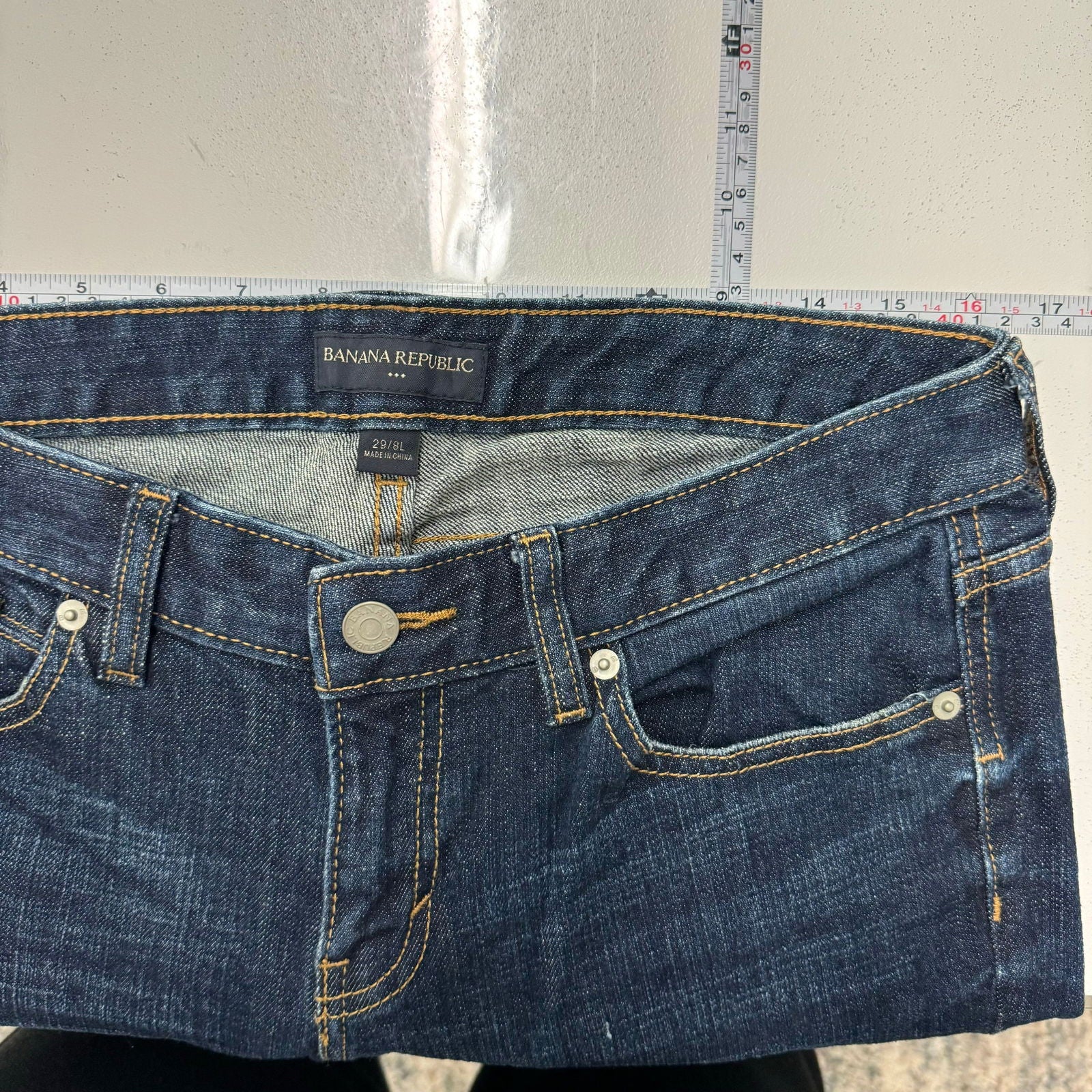 Banana Republic Outlet | Womens Straight Leg Jeans | Color: Blue | Size: 29/8L | Pre-Owned -  | Buy at Parsimony Shoppes