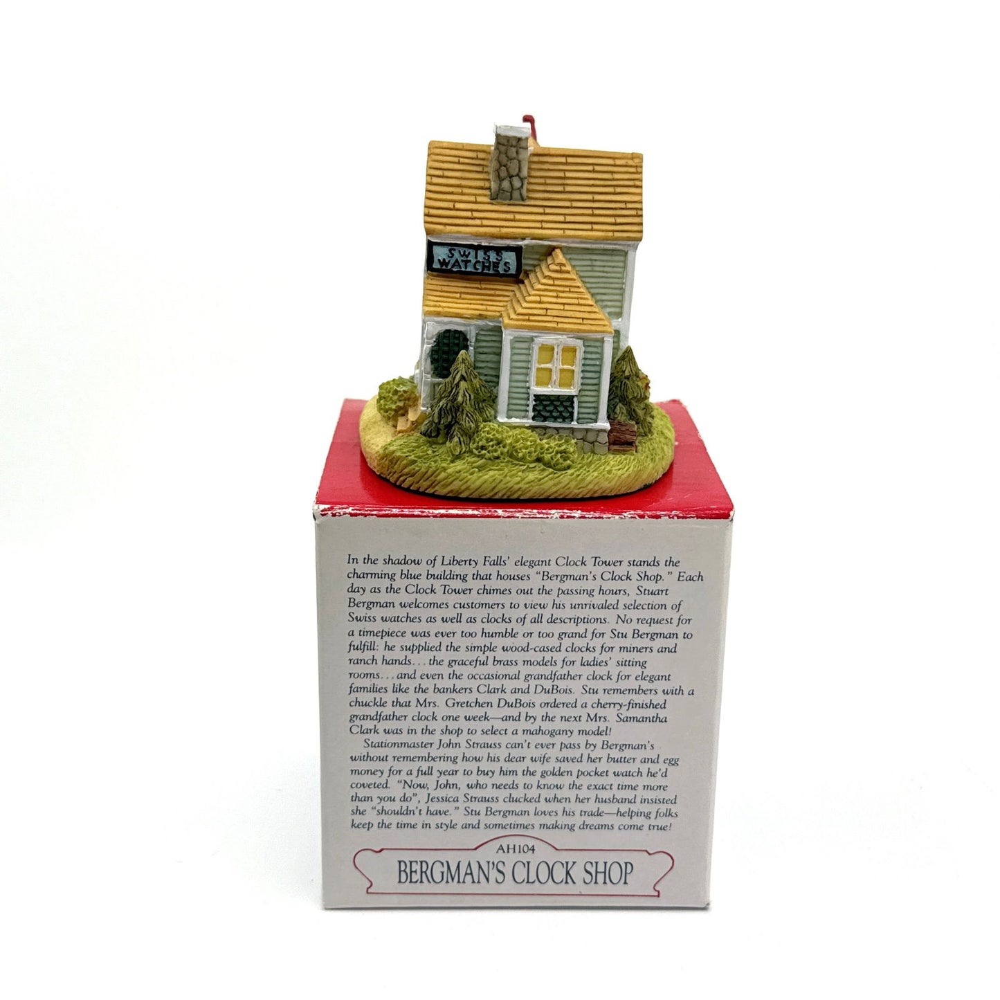 Bergman’s Clock Shop | Liberty Falls Americana Collection - AH104 | 1996 | EUC -  | Buy at Parsimony Shoppes