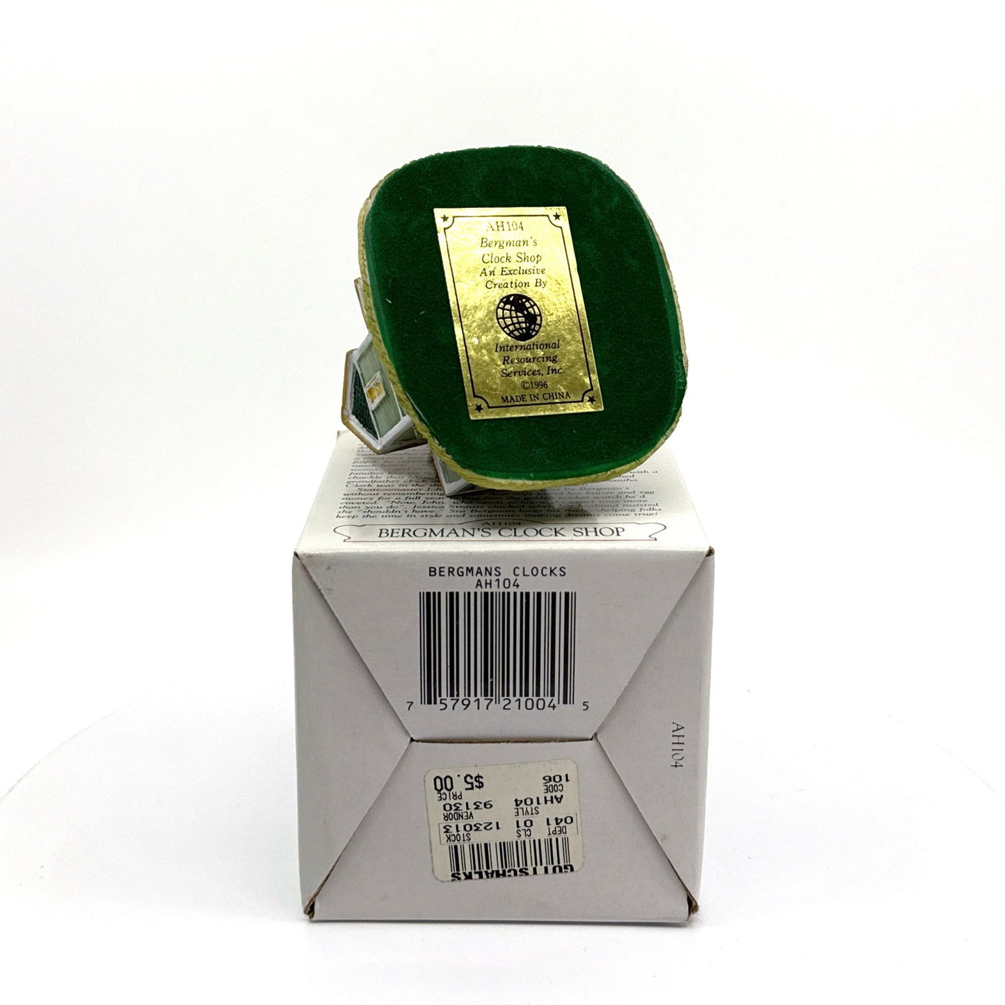 Bergman’s Clock Shop | Liberty Falls Americana Collection - AH104 | 1996 | EUC -  | Buy at Parsimony Shoppes