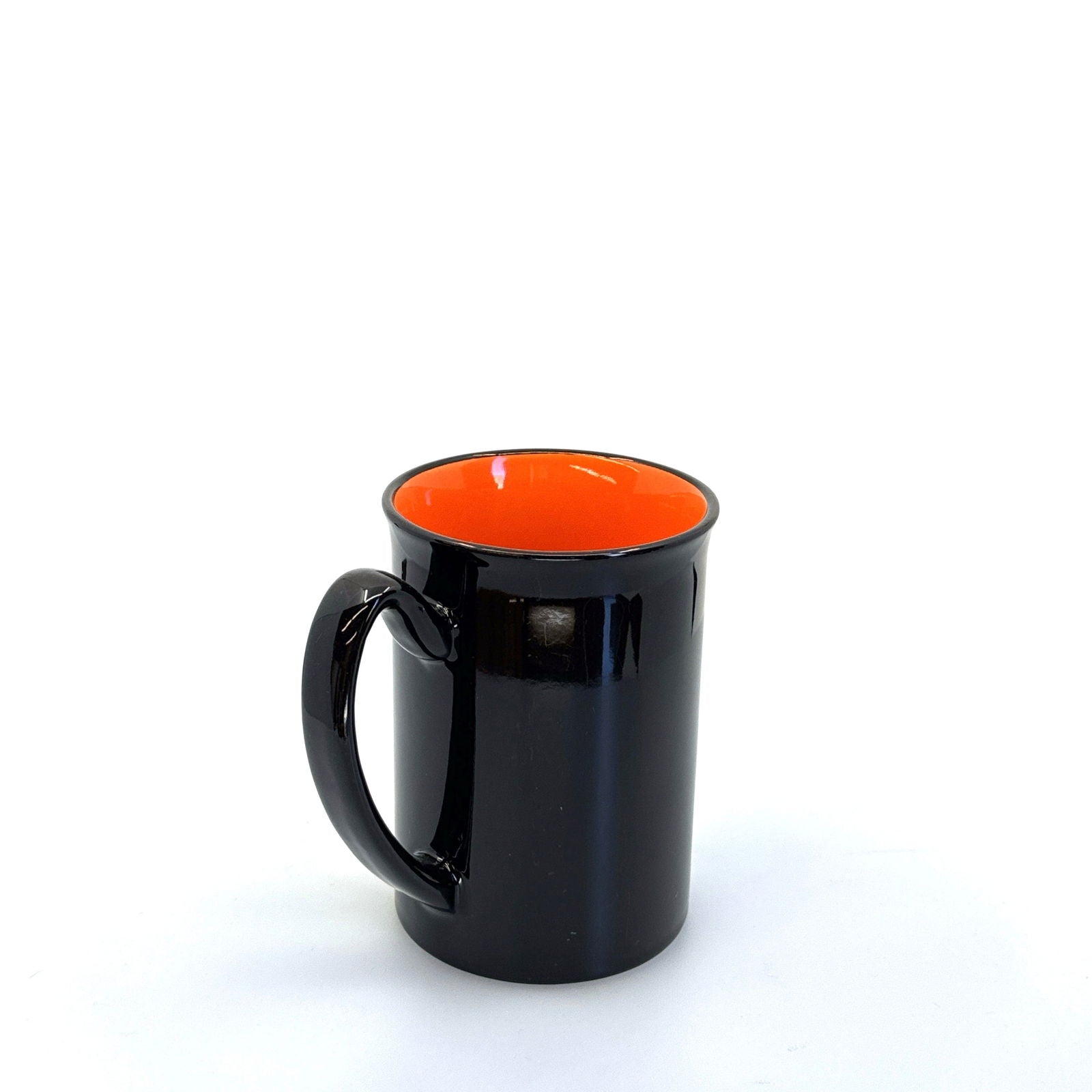 Billings, MT | Beartooth Harley-Davidson Ceramic Coffee Cup | Color: Black/Orange | 14 fl oz -  | Buy at Parsimony Shoppes