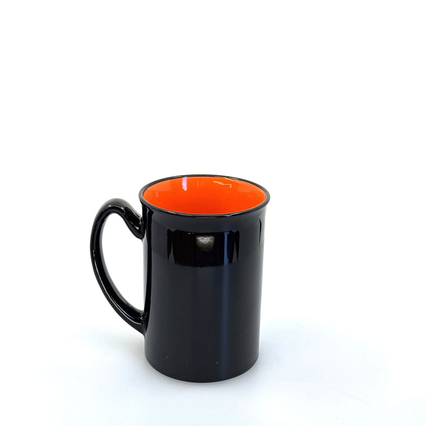 Billings, MT | Beartooth Harley-Davidson Ceramic Coffee Cup | Color: Black/Orange | 14 fl oz -  | Buy at Parsimony Shoppes