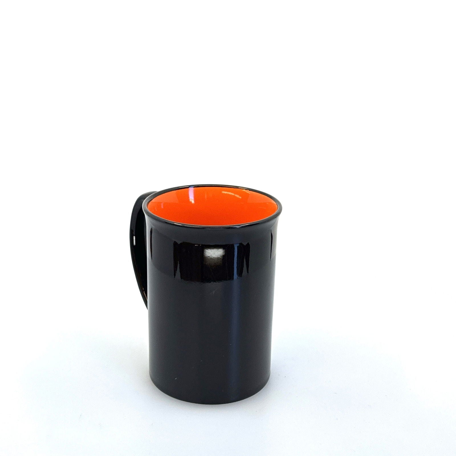 Billings, MT | Beartooth Harley-Davidson Ceramic Coffee Cup | Color: Black/Orange | 14 fl oz -  | Buy at Parsimony Shoppes