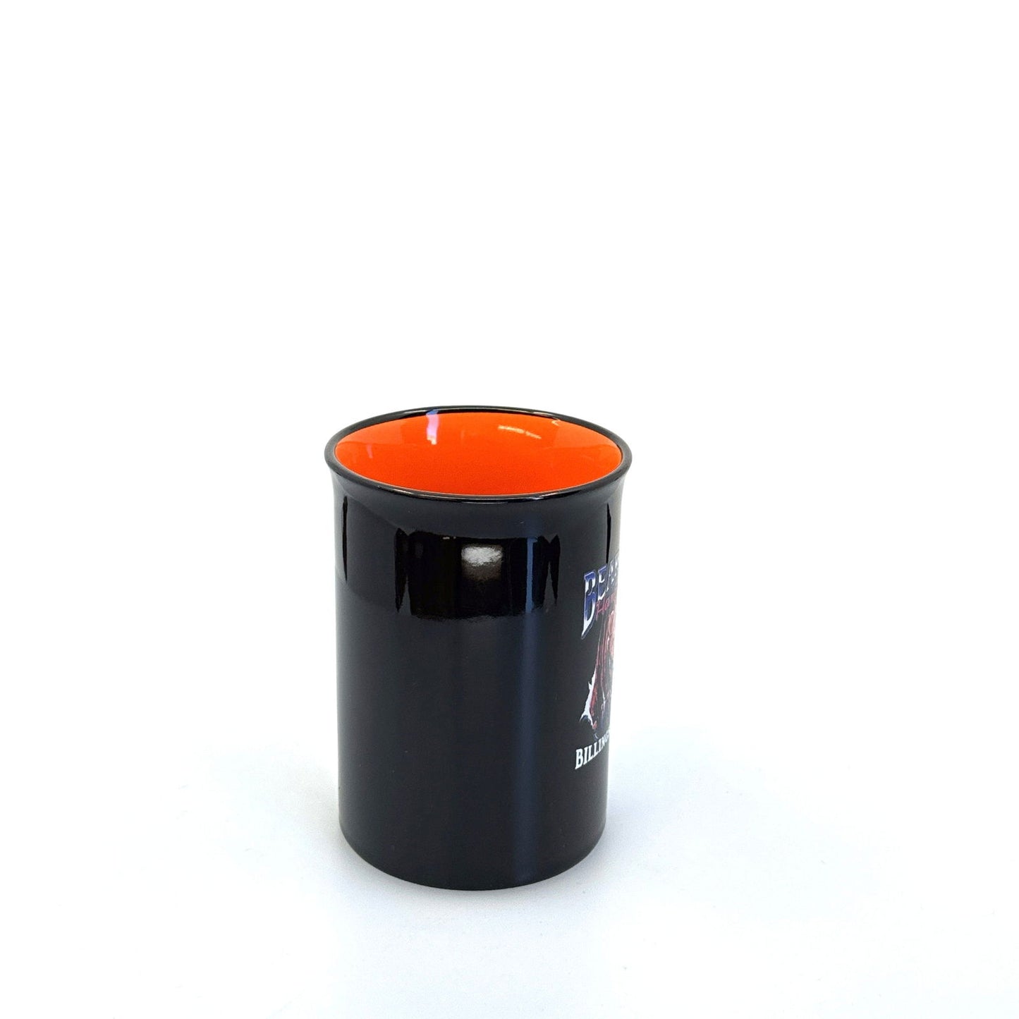 Billings, MT | Beartooth Harley-Davidson Ceramic Coffee Cup | Color: Black/Orange | 14 fl oz -  | Buy at Parsimony Shoppes