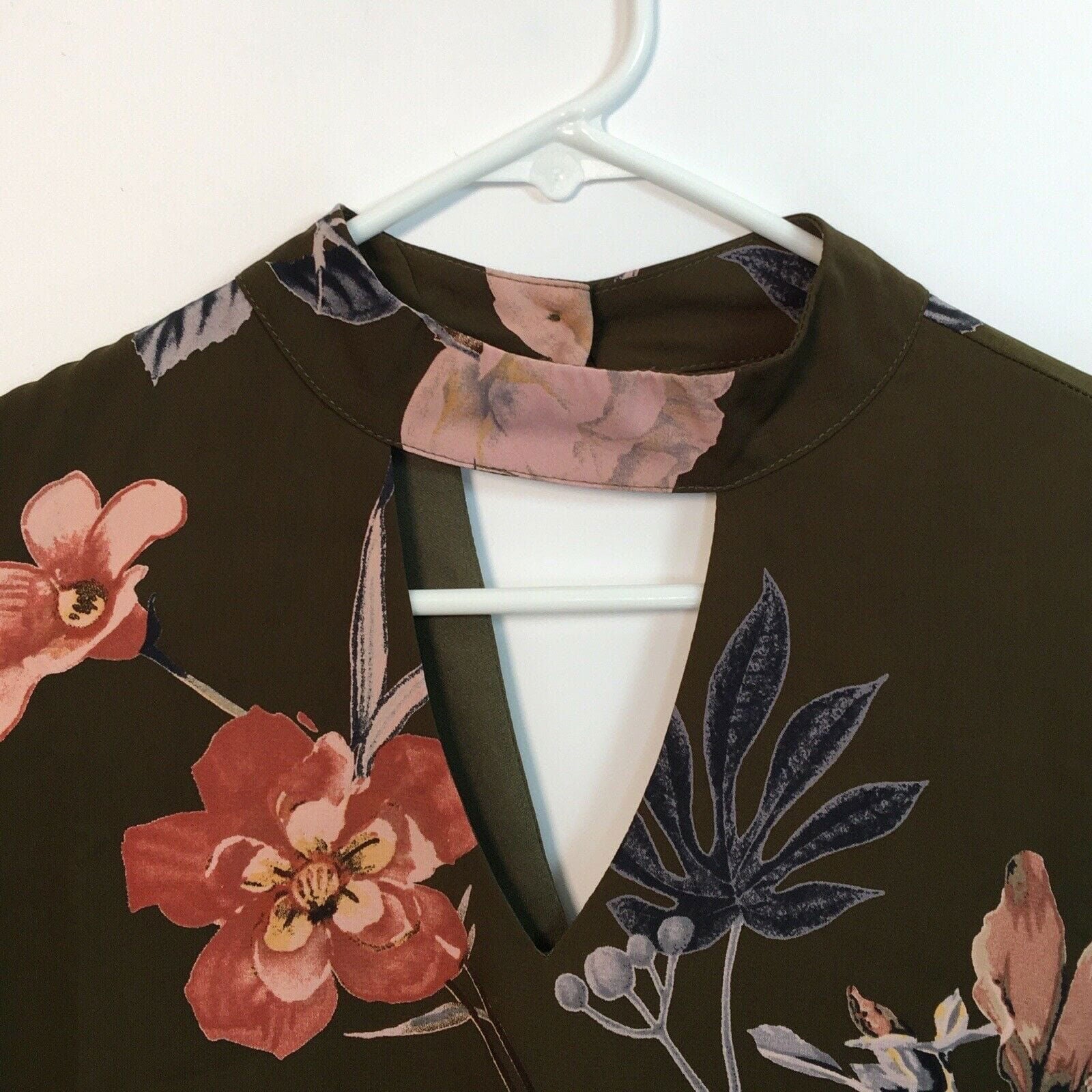 Blu Spero Boutique Womens Size S Green Floral Print Shift Dress L/s -  | Buy at Parsimony Shoppes