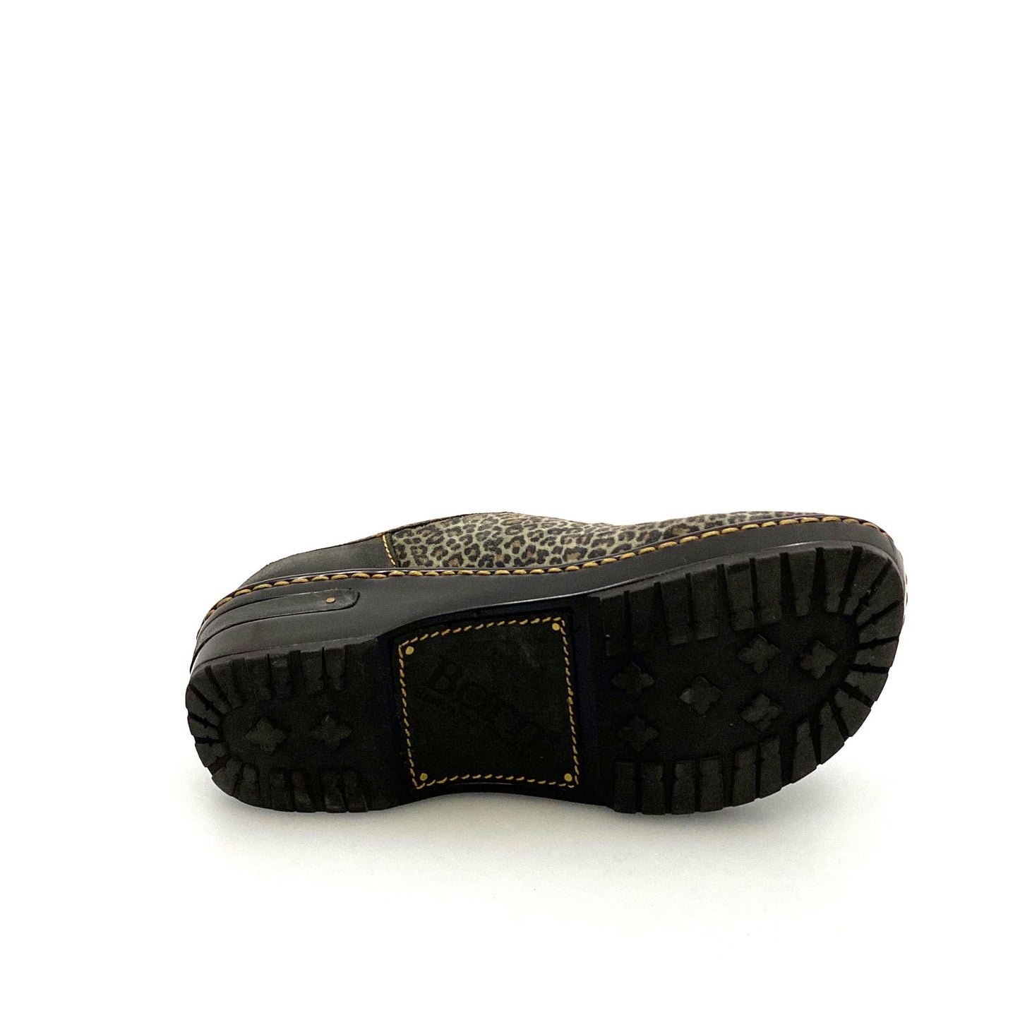 Born Womens Size 6/36½ Leopard Print Slip On Mules Clogs Shoes -  | Buy at Parsimony Shoppes