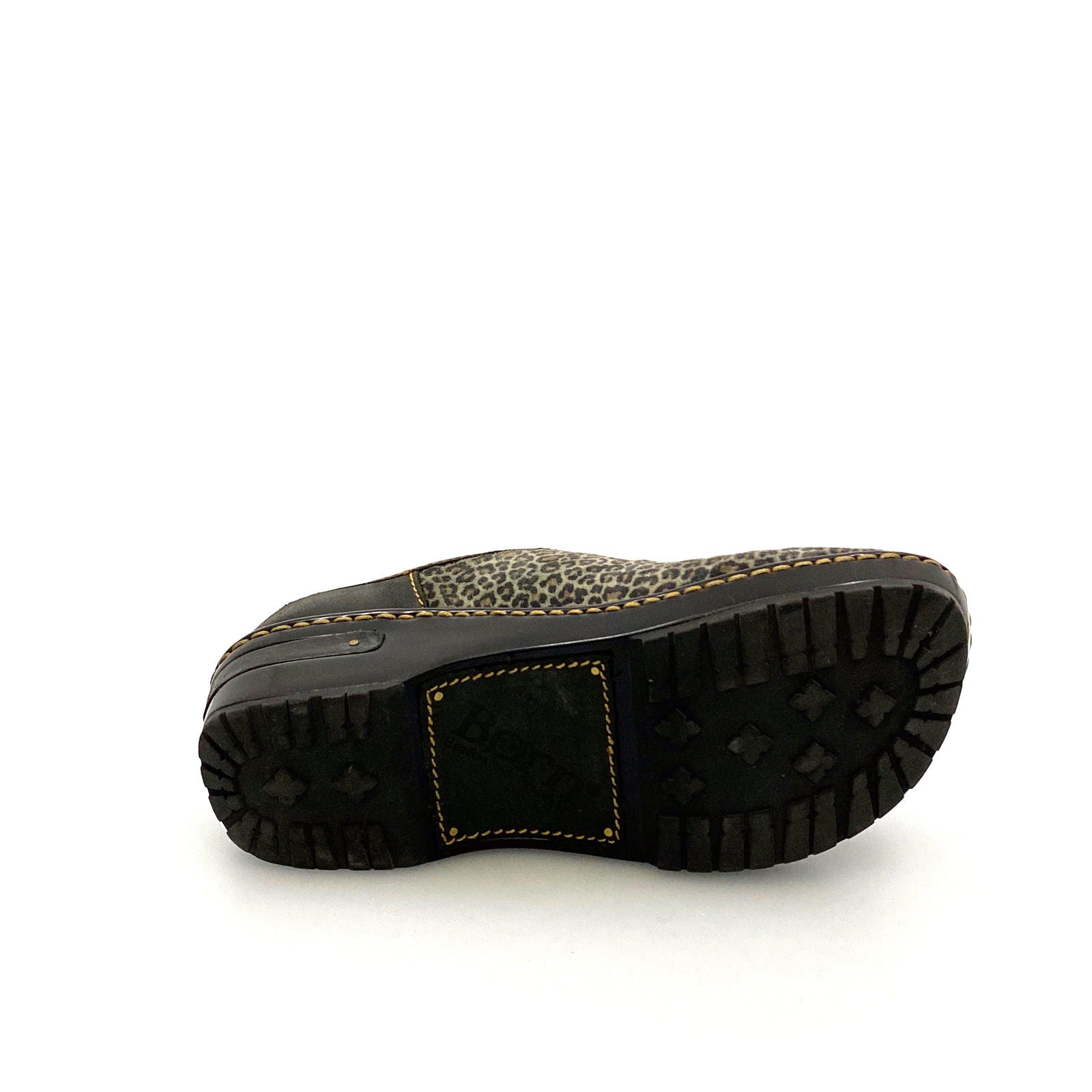 Born Womens Size 6/36½ Leopard Print Slip On Mules Clogs Shoes -  | Buy at Parsimony Shoppes