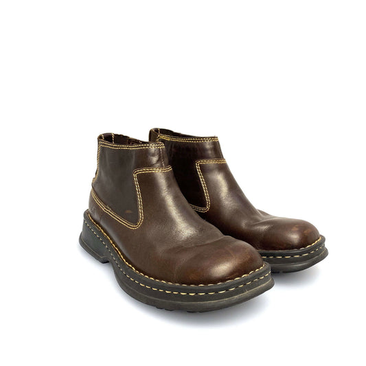 Born Womens Size 6.5 / 37 Brown Leather Ankle Booties Boots for Comfort -  | Buy at Parsimony Shoppes