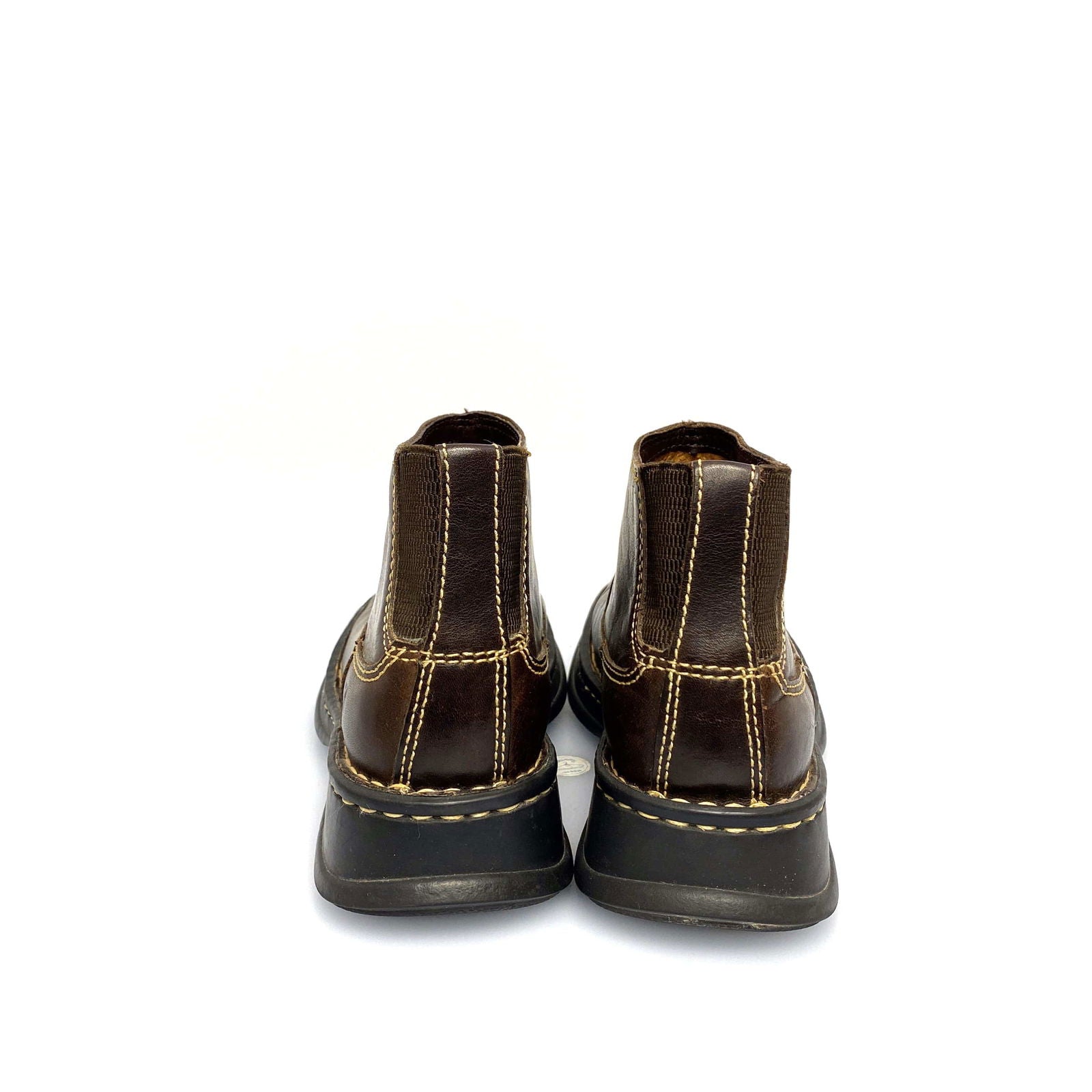 Born Womens Size 6.5 / 37 Brown Leather Ankle Booties Boots for Comfort -  | Buy at Parsimony Shoppes