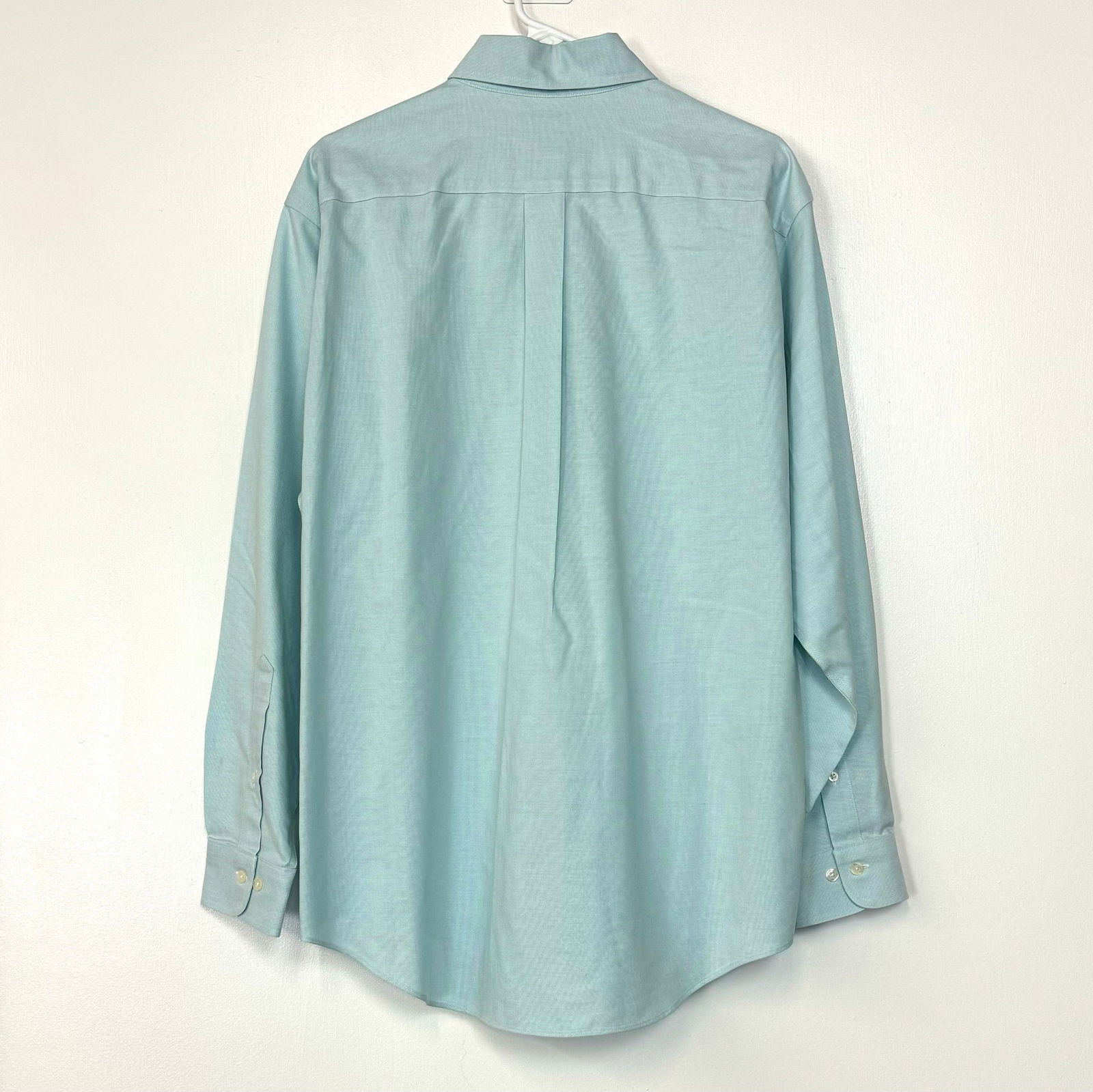 Brooks Brothers | Supima Cotton Button-Down Dress Shirt | Color: Mint Green | Size: M | Pre-Owned -  | Buy at Parsimony Shoppes