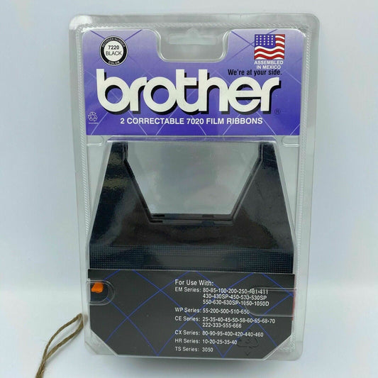 Brother Correctable 7020 Film Typewriter Ribbons NEW Pack Of 2 5/16” x 738’ -  | Buy at Parsimony Shoppes
