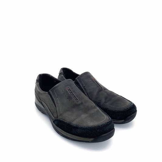 Bruno Marc Mens Size 10.5 Black Gray Classic Leather Loafers Casual Driving Slip-On -  | Buy at Parsimony Shoppes