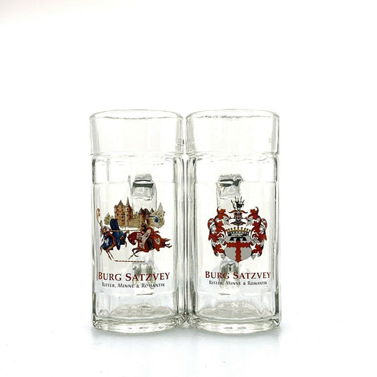 Burg Satzvey Mechernich, Germany Castle Souvenir 0.3L Glass Mugs - Set Of 2 -  | Buy at Parsimony Shoppes