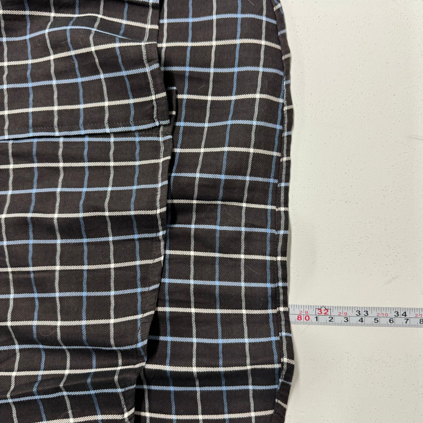 Burma Bibas | Mens Slim Fit Checked Dress Shirt | Color: Brown | Size: 16 32/33 | Pre-Owned -  | Buy at Parsimony Shoppes