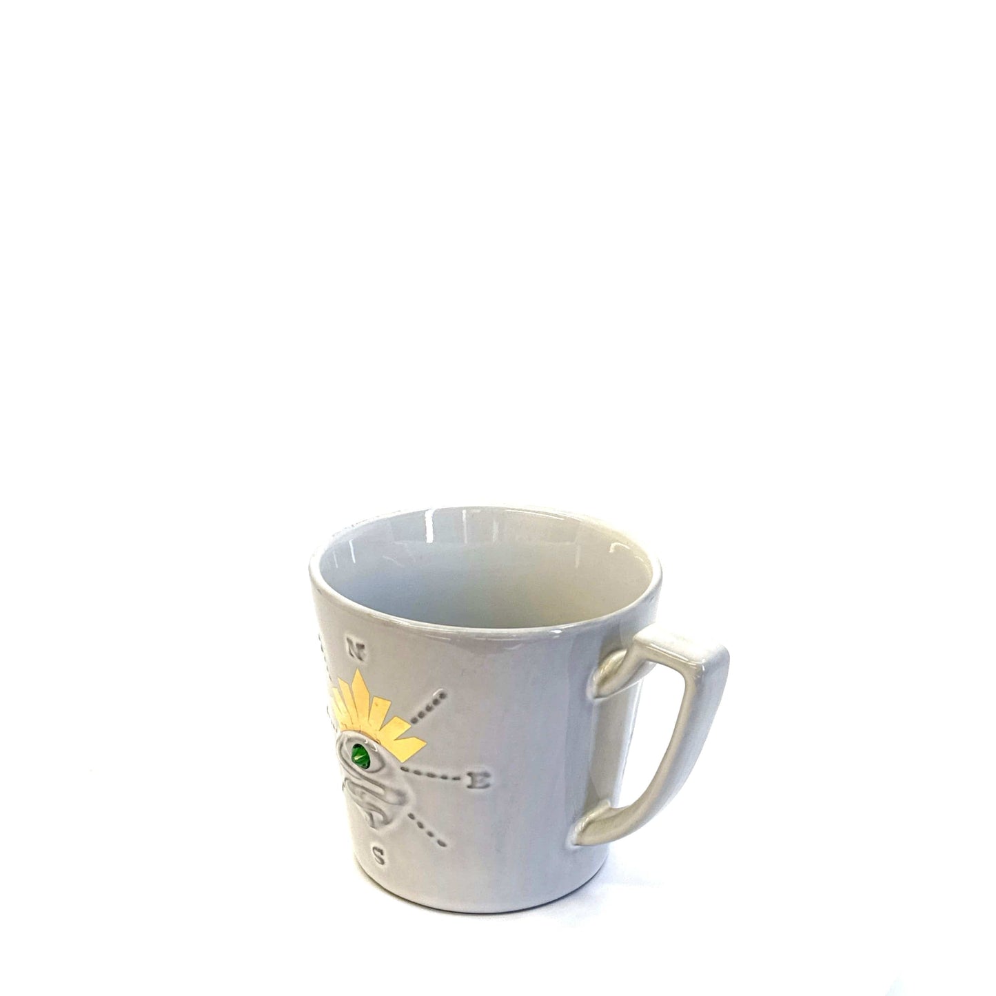 Starbucks | 2014 Anniversary ‘Sirens Eye’ Ceramic Coffee Mug | Color: Light Gray | Size: 12 fl oz