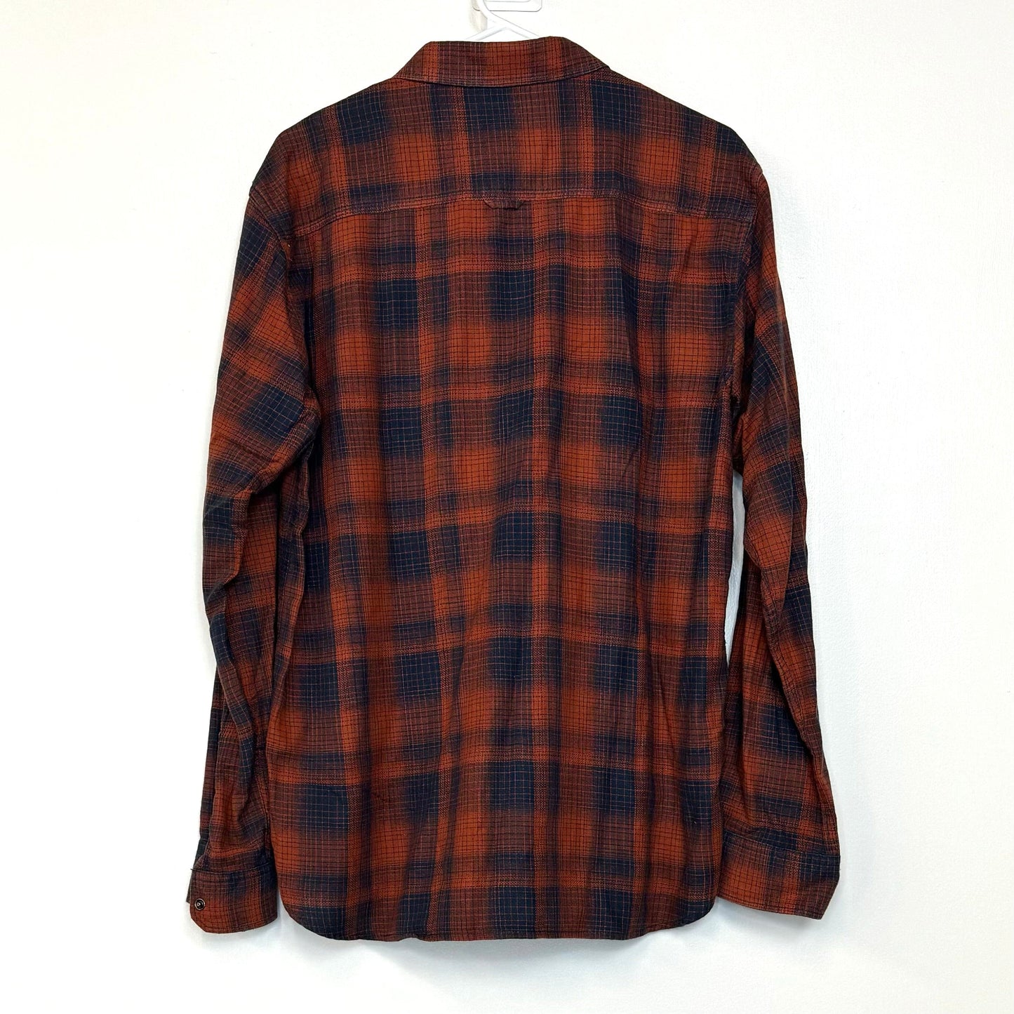 Jack & Jones | Womens Snap-Up Plaid Flannel Shirt | Color: Red/Blue | Size: XL | Pre-Owned