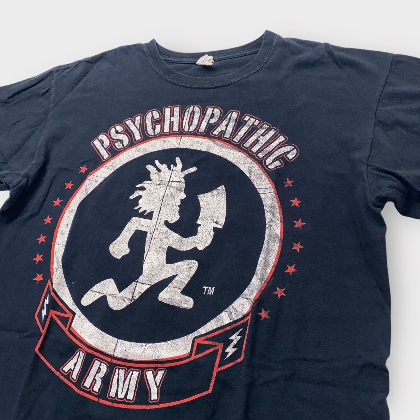 ICP Psychopathic Army Men's L Black Graphic T-Shirt