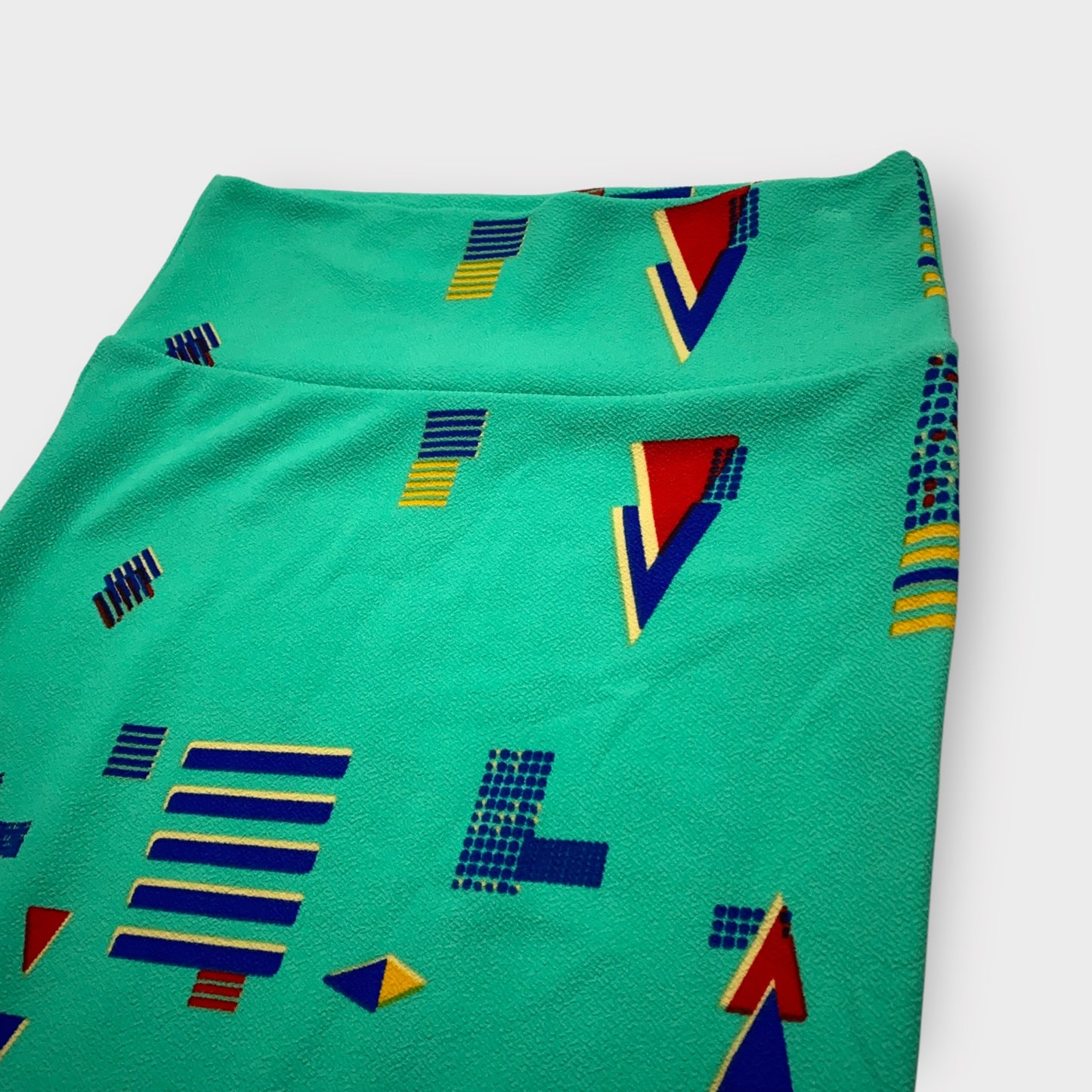 LuLaRoe Cassie Pencil Skirt - Green Geometric - Women's S (4-6) - NWT