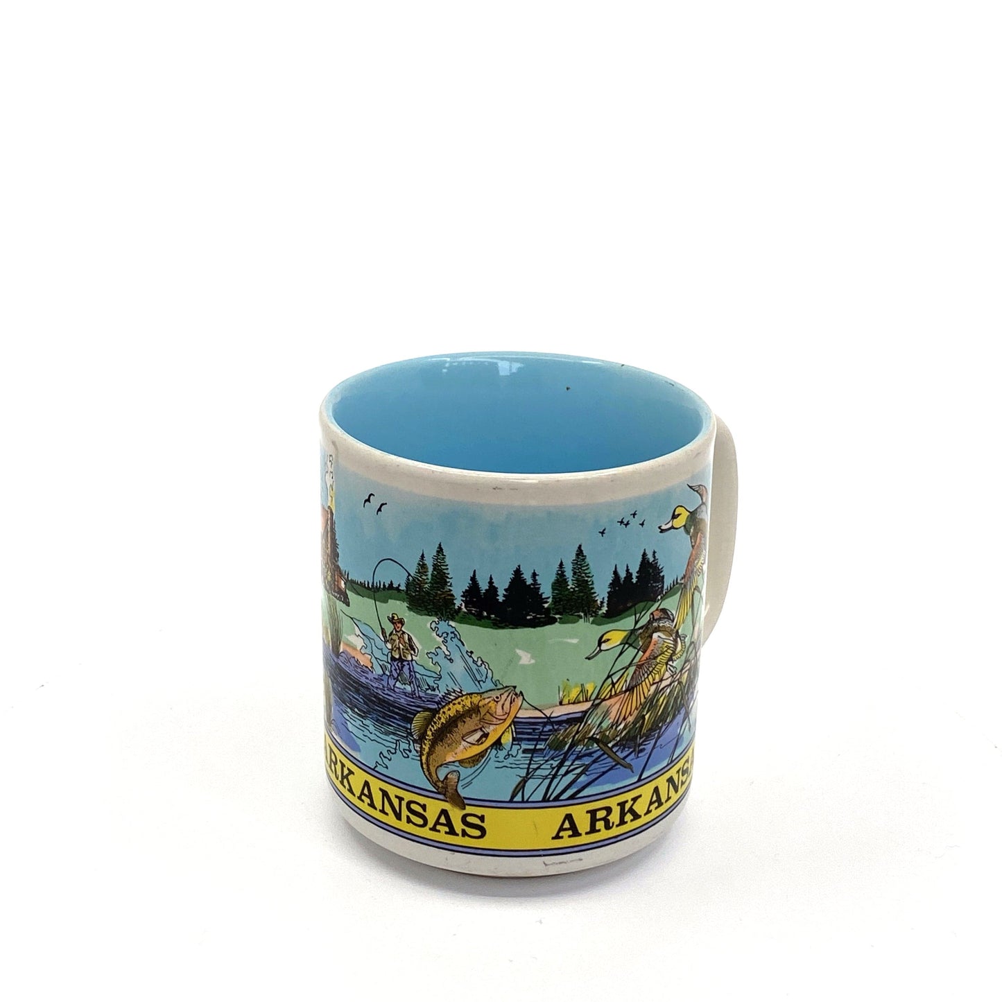 State of Arkansas Travel Tourism Souvenir Coffee Cup/Mug 14 Fl Oz