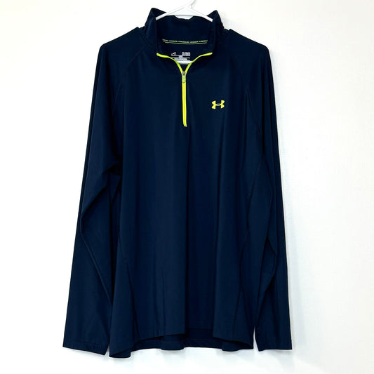 Under Armour | Mens Lightweight 1/4 Zip Pullover | Color: Blue/Green | Size: XL