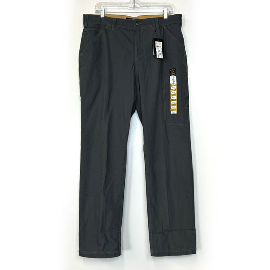 Noble Outfitters | Tug-Free Flannel Lined Utility Pant | Color: Asphalt Gray | Size: 14xR