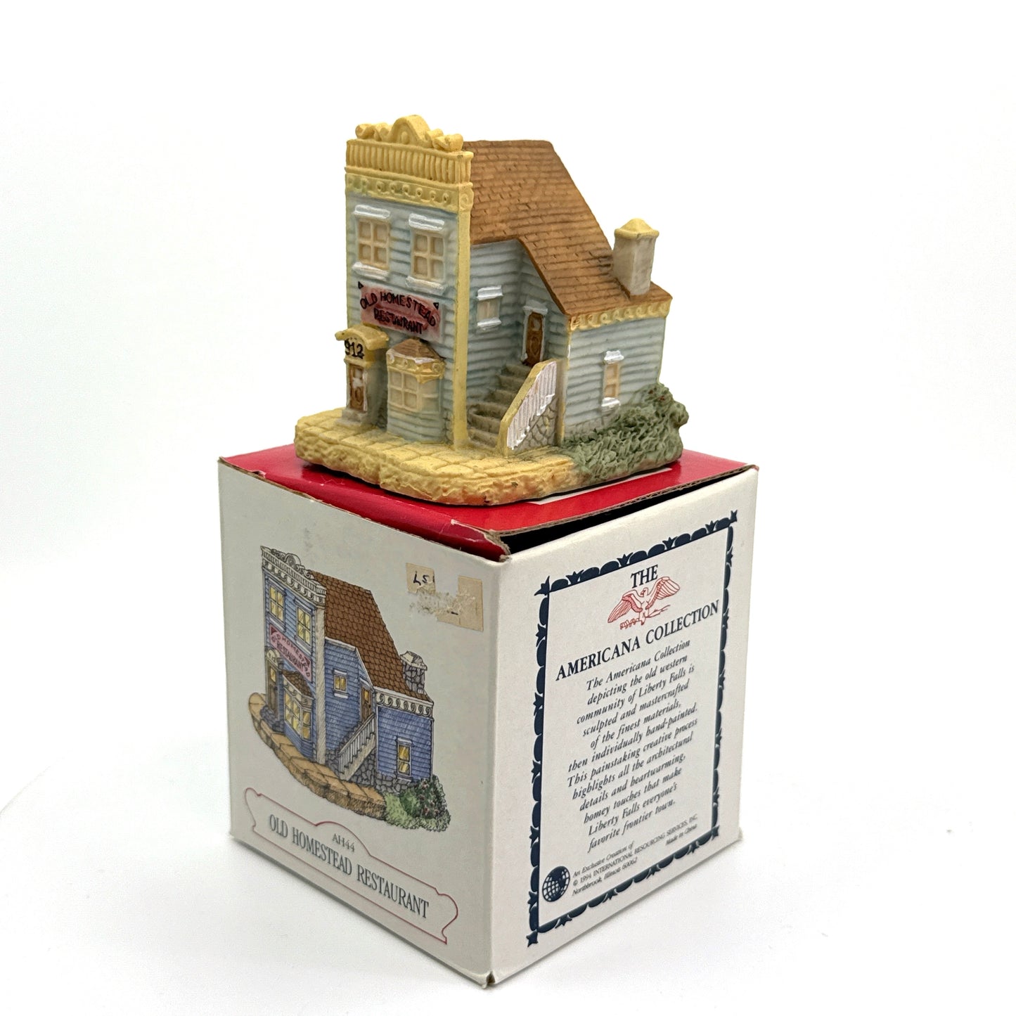 Old Homestead Restaurant | Liberty Falls Americana Collection - AH44 | 1994 | EUC Original Box