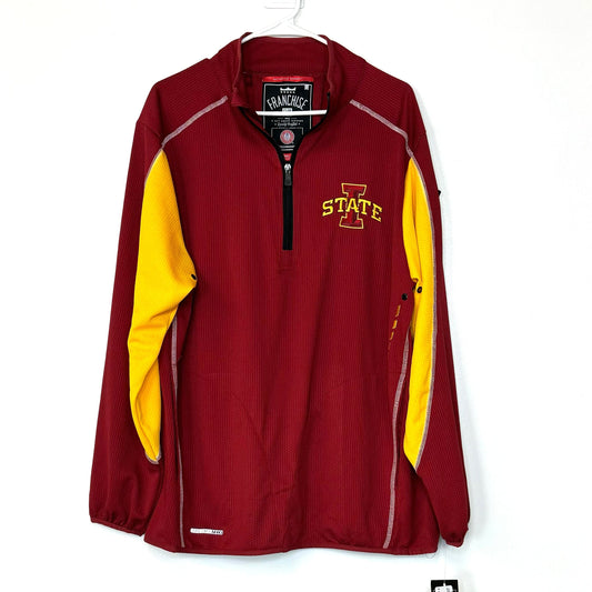 Franchise Club | Iowa State Cyclones Flex Thermatec Quarter-Zip Jacket | Color: Cardinal Red | Size: L | NWT
