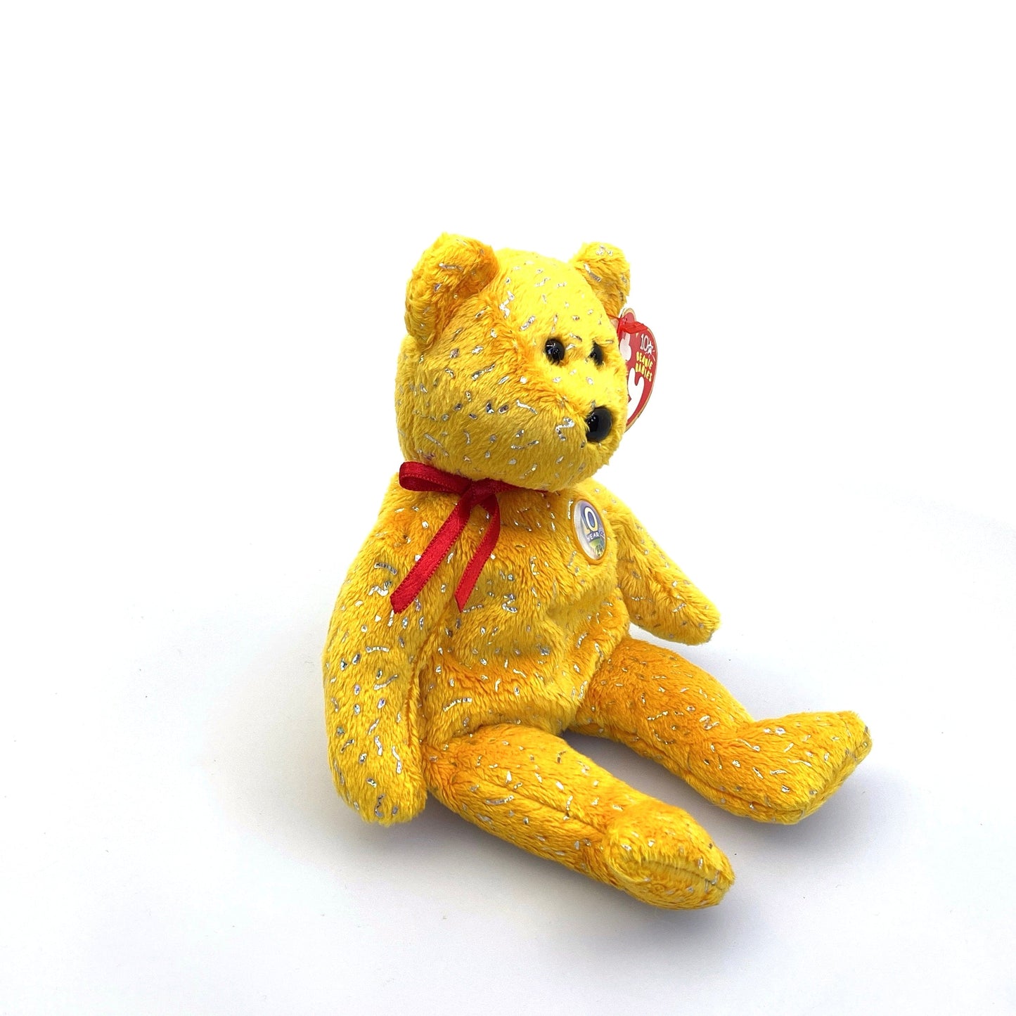 Charming Ty Original Beanie Babies Decade the Bear Plush Toy - Vintage